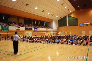 県小学生バドミントン大会開会式副会長挨拶25.8.24