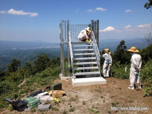 月出山岳一番坊展望台完成25.8.20②