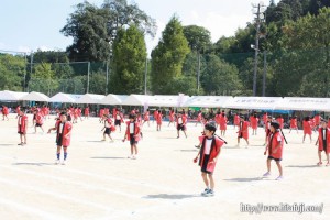 有田小運動会集団演技